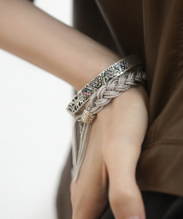 Riellea - bohém fonott karkötő