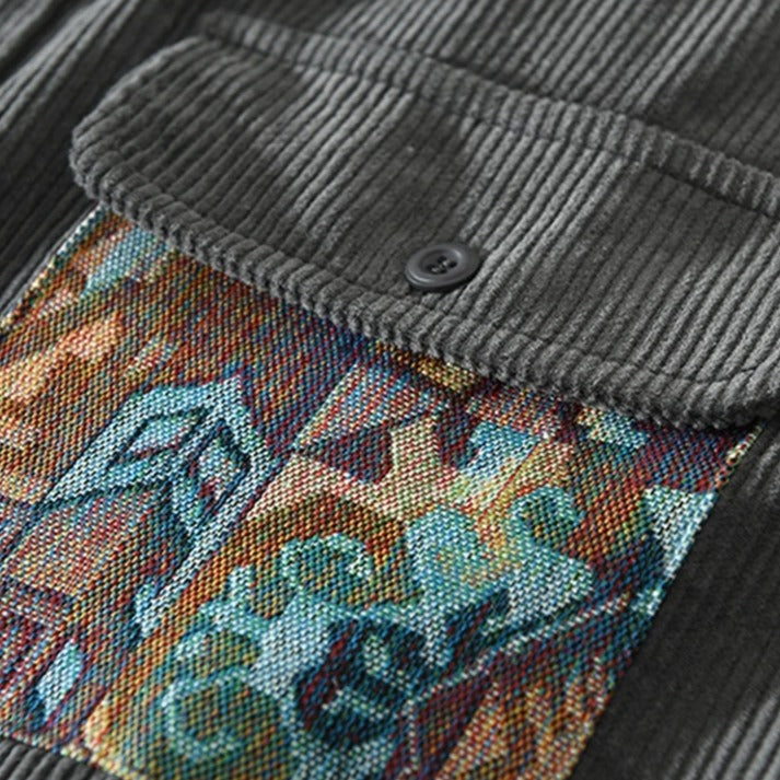 Tero - Textúrált patchwork ing