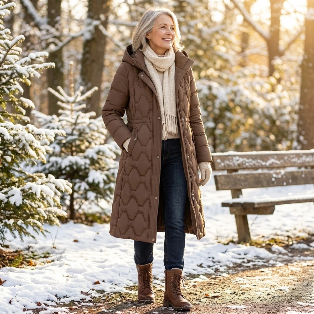 Torielle - időjárásálló kapucnis hosszú kabát