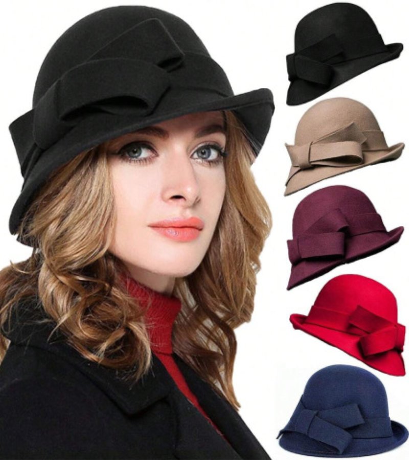 Magnolia – Elegáns, széles karimájú cloche kalap