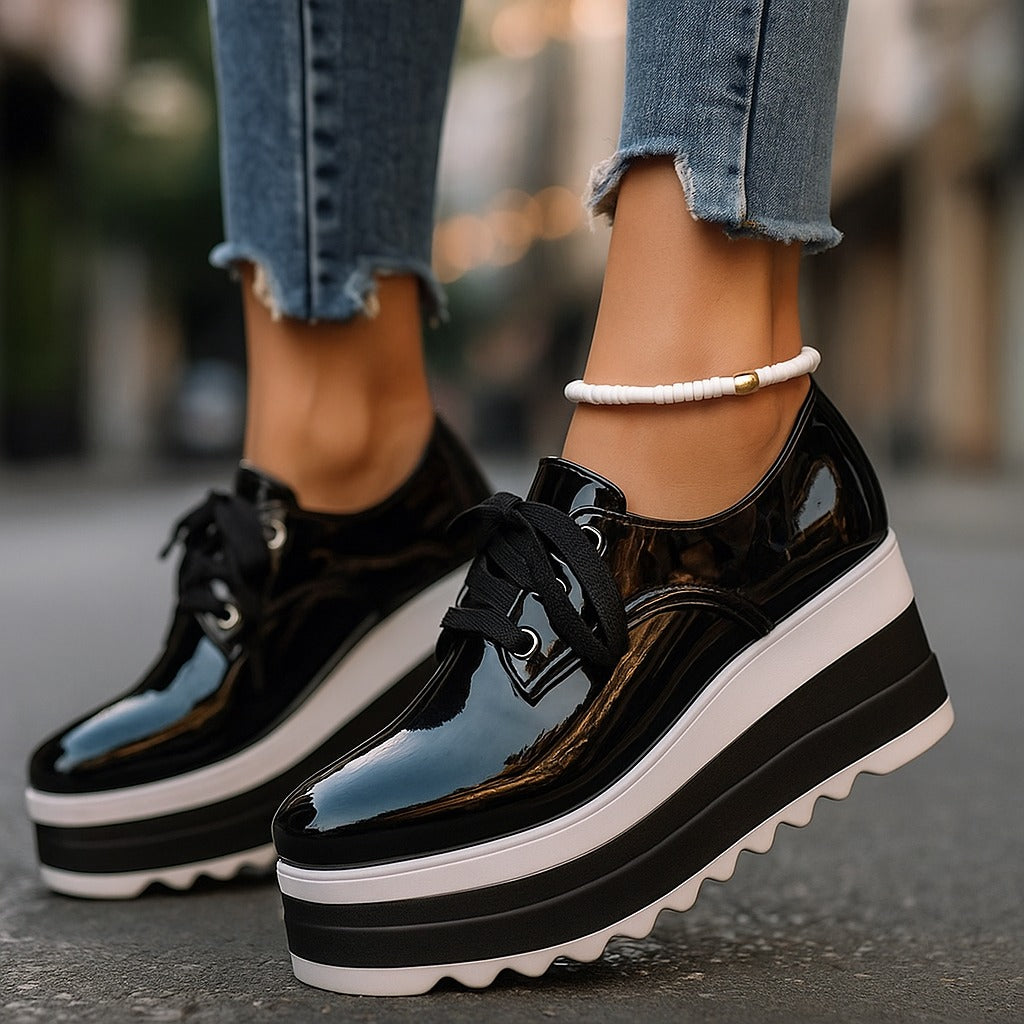 Arlea - Párnázott platform talpú sneakerek