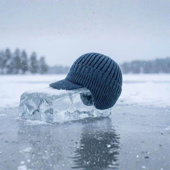 Jorlath - Puha kötött napellenzős sapka