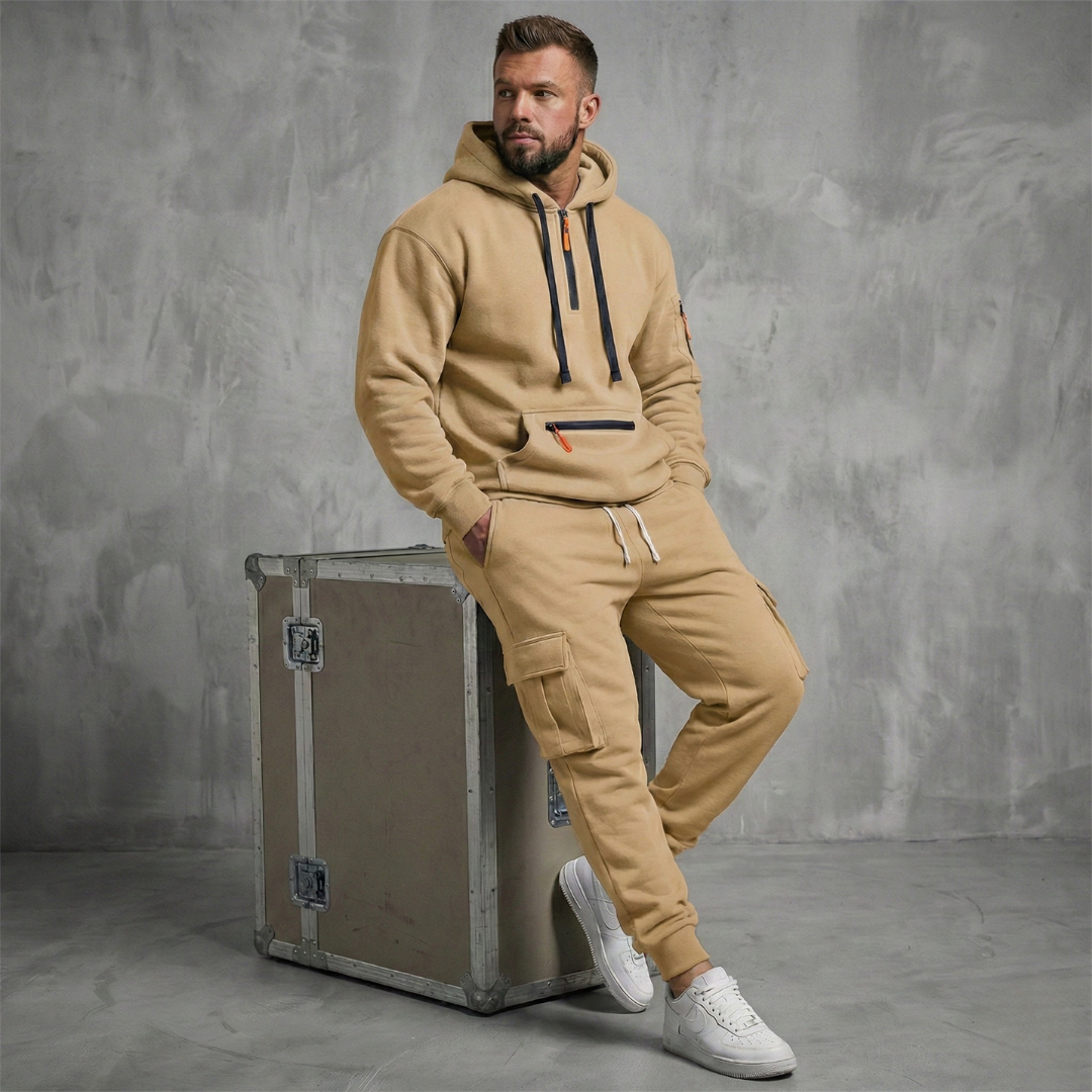 Mason - Férfi thermo kapucnis pulóver és melegítő szett