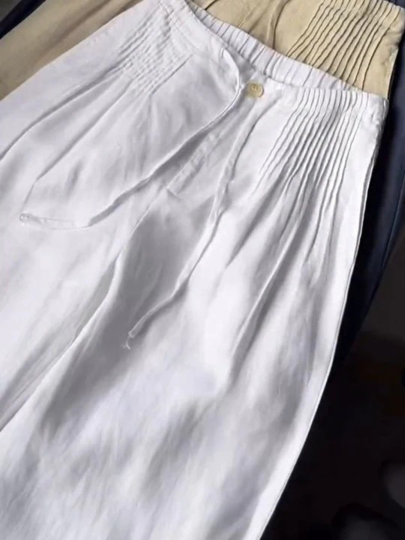 Moriah - légies vászon bő szárú nadrág