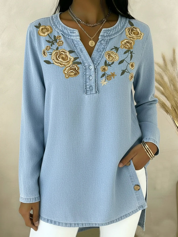 Seyla - Virágmintás farmering