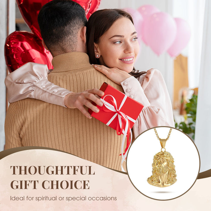 Sairo - Jézus fej medál nyaklánc