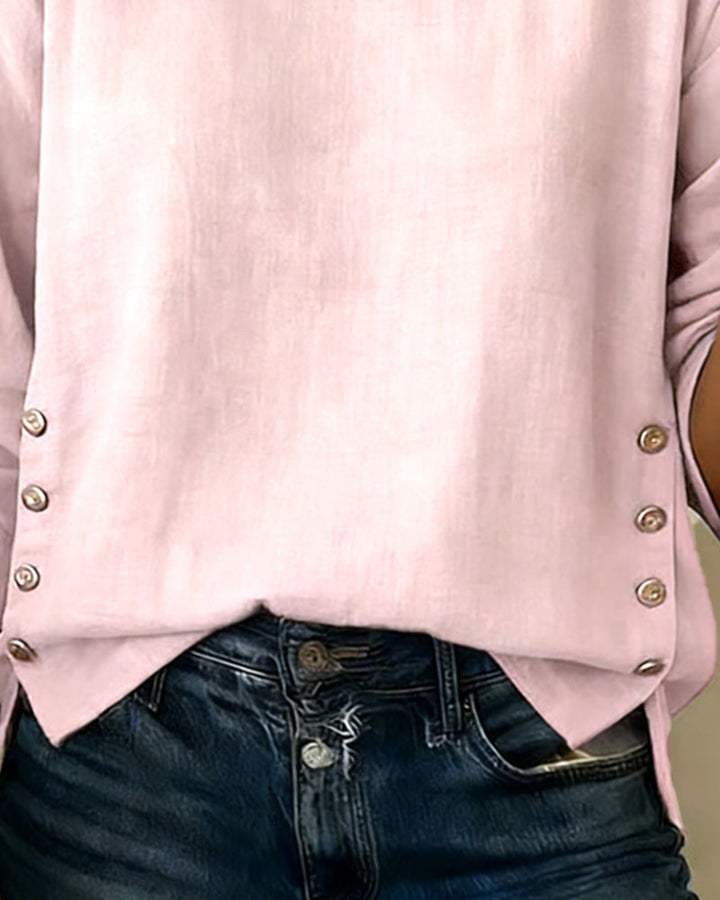 Loravyn - Puha tapintású, hosszú ujjú blúz