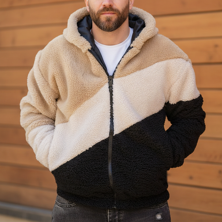 Solivar - Puha tapintású kapucnis cipzáras dzseki