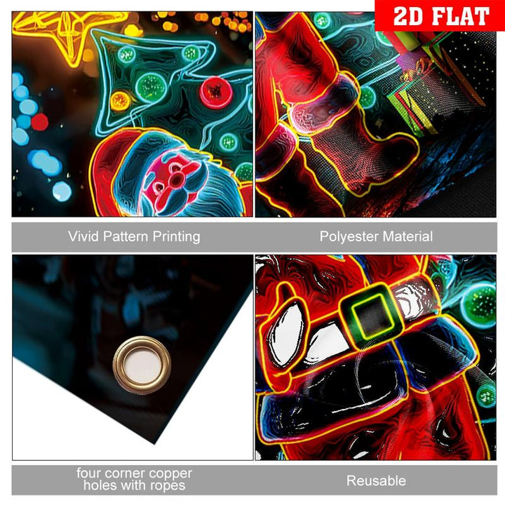 Caroline - Karácsonyi neon ajtószalag