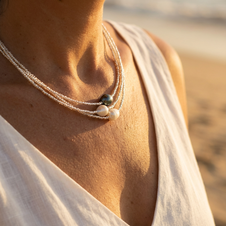 Zelia - Háromszálas nyaklánc