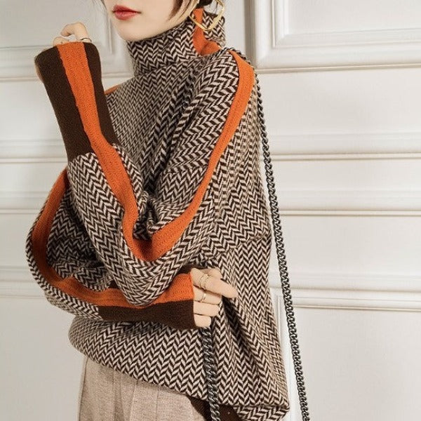 Halirra – Stílusos, alkalmi garbó pulóver