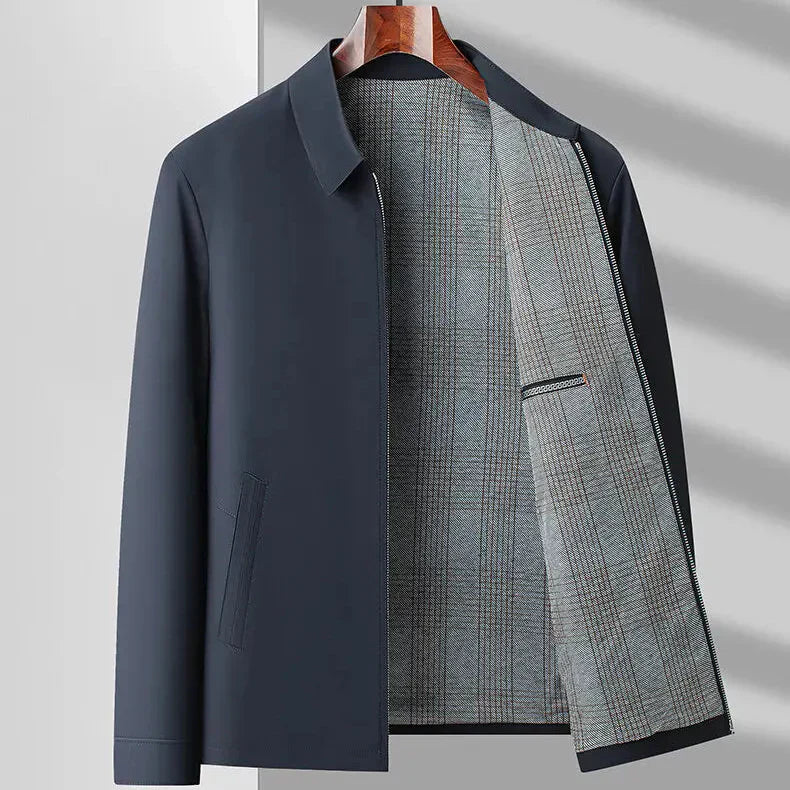 Grant - Strukturált cipzáras kabát