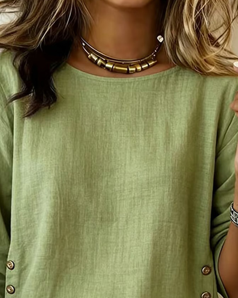 Loravyn - Puha tapintású, hosszú ujjú blúz