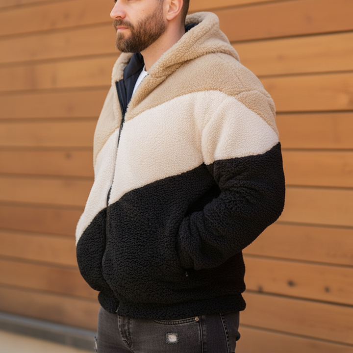 Solivar - Puha tapintású kapucnis cipzáras dzseki