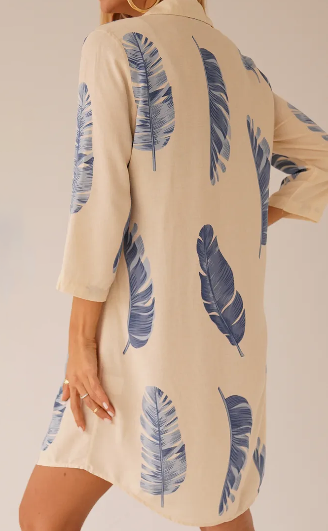 Daniela - hosszú ing fazonú strandtunika