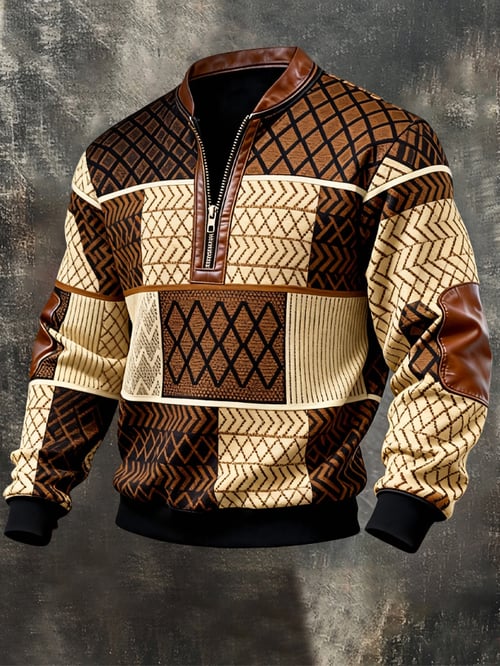 Orvis - Strukturált cipzáras pulóver