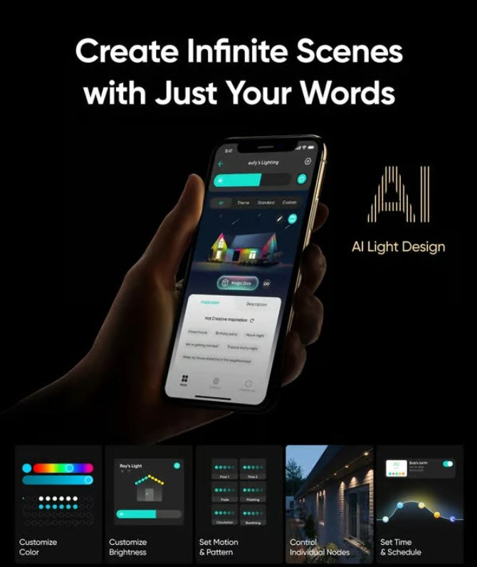 Leah - RGB LED külső világítás