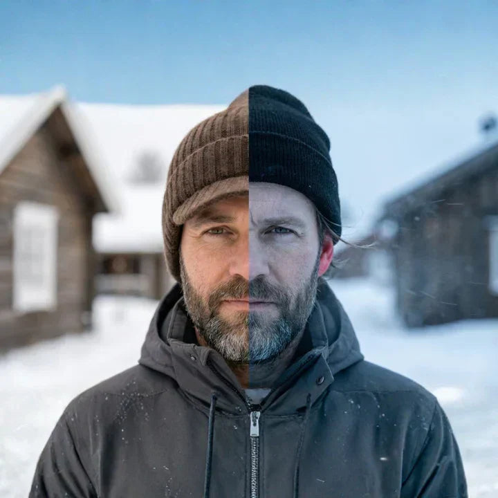 Jorlath - Puha kötött napellenzős sapka