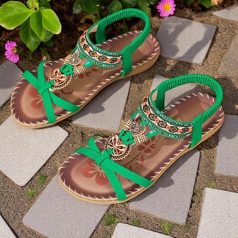 Velsa - díszített gladiátorszandálok