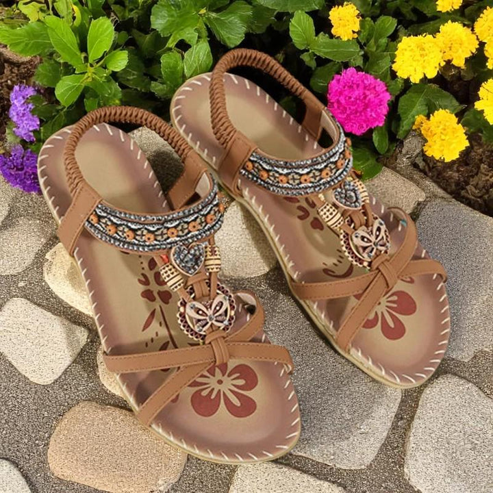 Velsa - díszített gladiátorszandálok