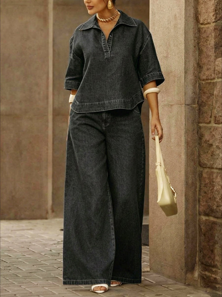 Mia - lezser szabású kétrészes szett