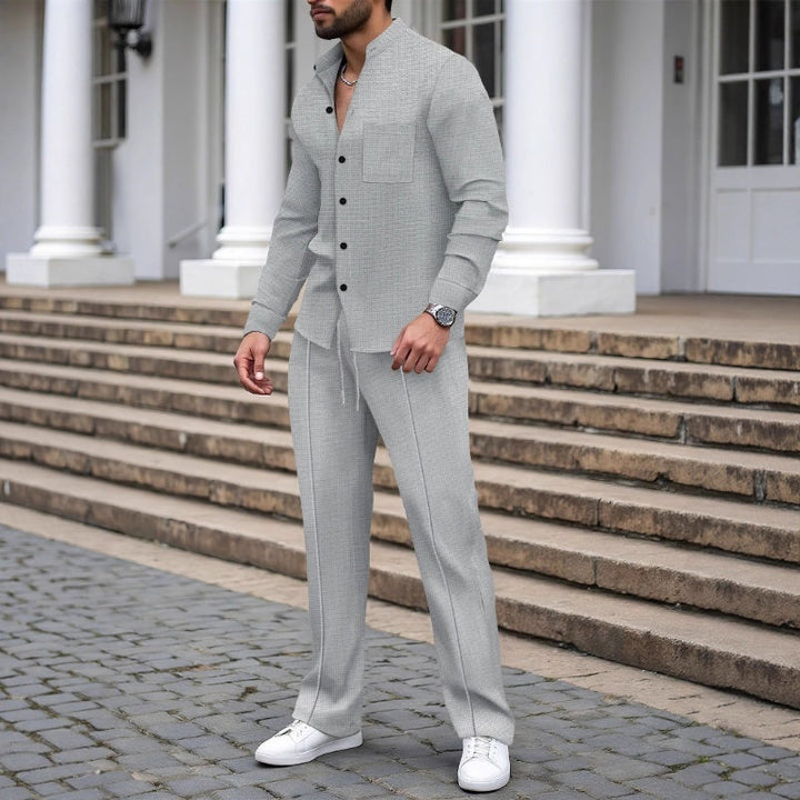 Blake - waffel textúrájú póló és nadrág szett