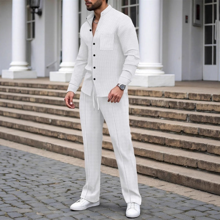 Blake - waffel textúrájú póló és nadrág szett