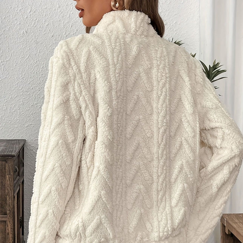 Lurein - Puha tapintású félcipzáras pulóver