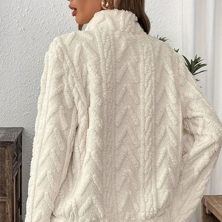 Lurein - Puha tapintású félcipzáras pulóver